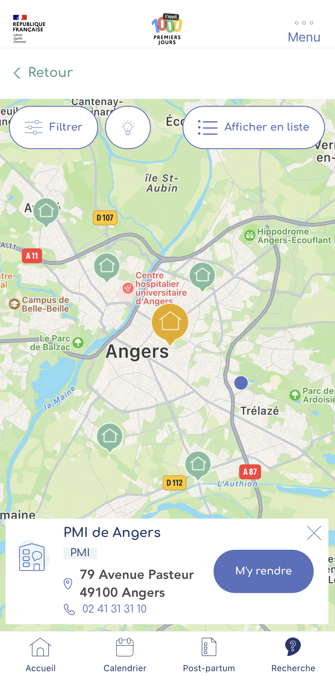 carte interactive